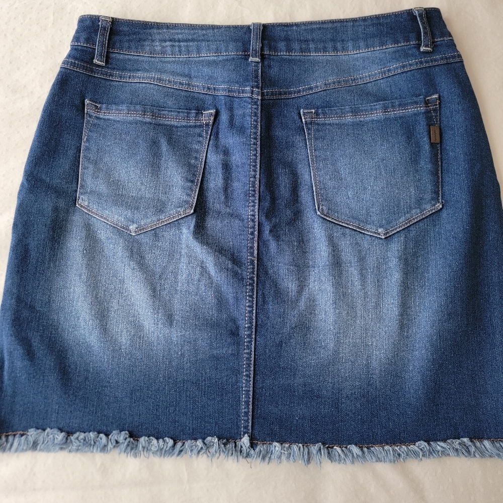 1822 Denim Skirt Sz 12 NWOT - Picture 2 of 5